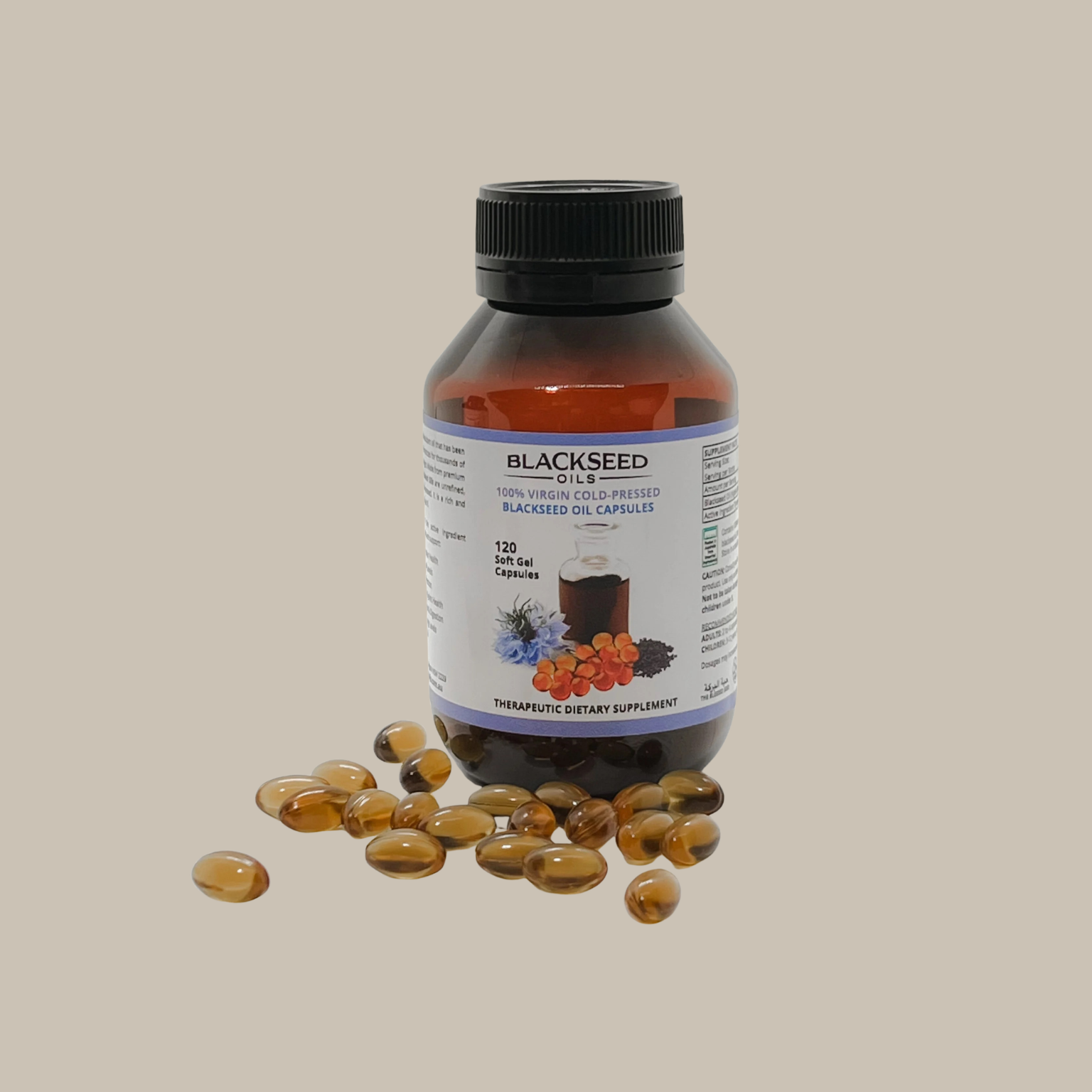 Black Seed Oil Soft Gel Capsules verpakking