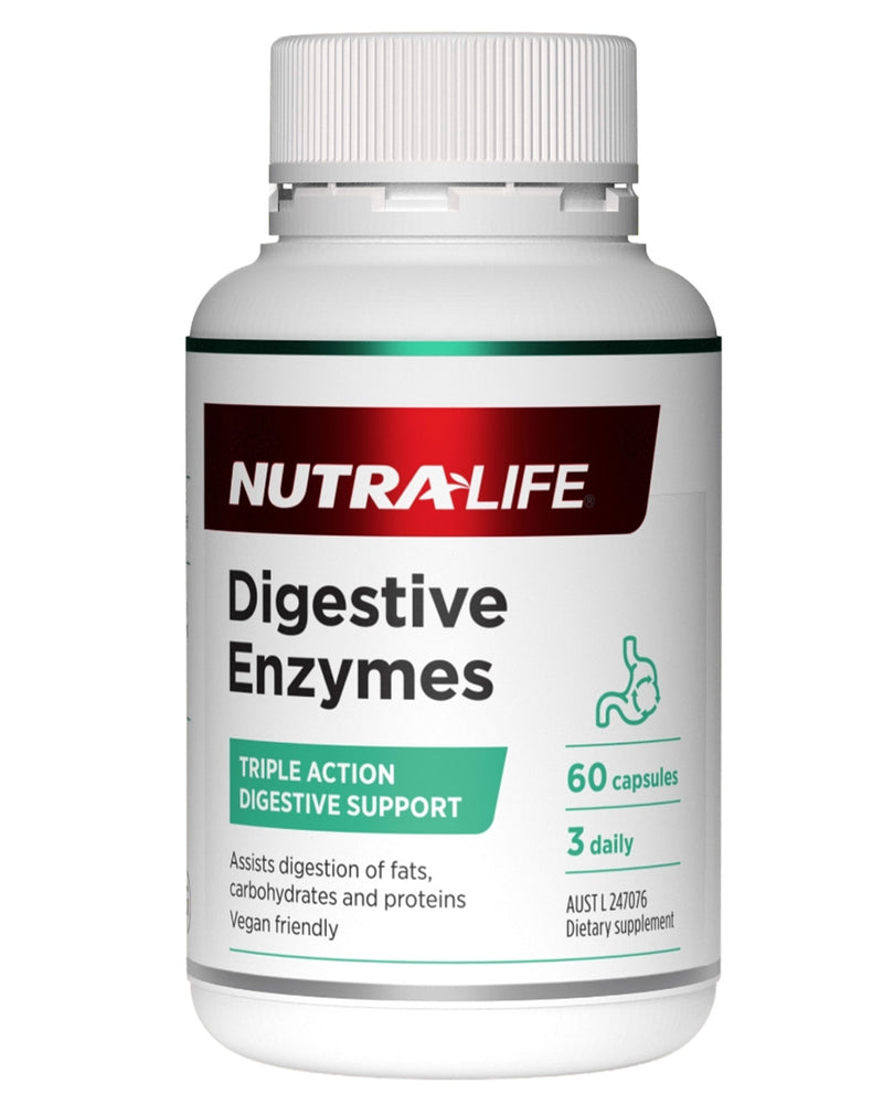 NutraLife Digestieve Enzymen capsule fles
