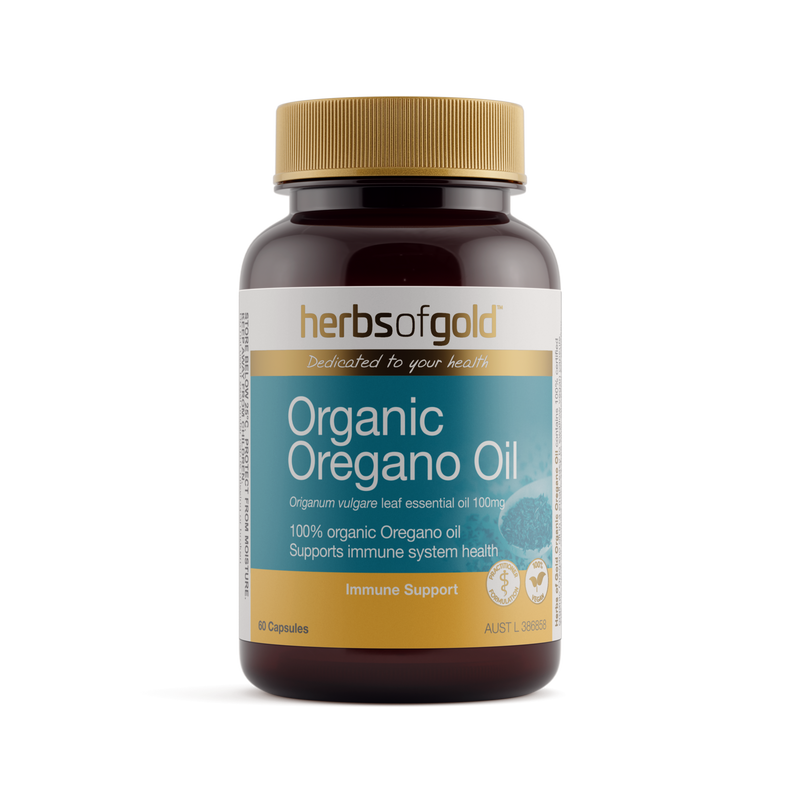Kruiden van Goud Biologische Oregano Olie verpakking