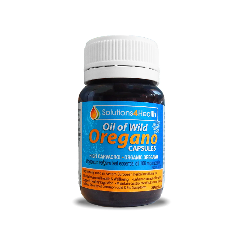 Oplossingen 4 Health Oil of Wild Oregano VegeCaps verpakking