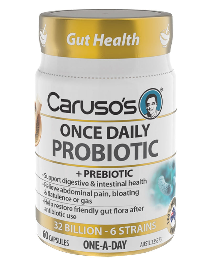 Caruso's Once Daily Probiotic capsules